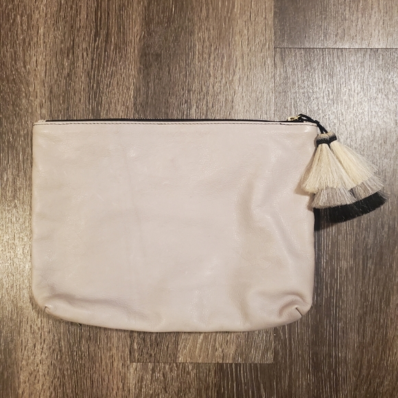 NWT Kempton & Co. Tresco Medium Pouch - Smoke & Chalk - Picture 4 of 12